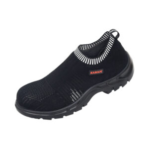 FS208 - Flytex Black Slip-on Sporty Safety Shoes