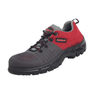 FS213 - Flytex Red and Grey Sporty Safety Shoes